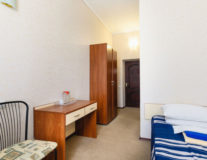 1-местный без балкона, север (корп.1) - Алушта